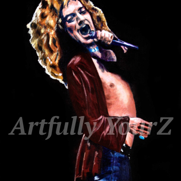 Robert Plant Original Painting Robert Plant Original Painting