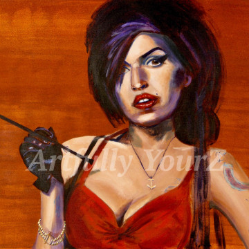 Amy Winehouse Original Painting
