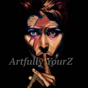 David Bowie Original Painting David Bowie Original Painting