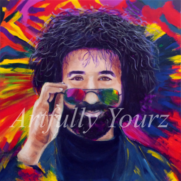 JERRY GARCIA Original Painting JERRY GARCIA Original Painting